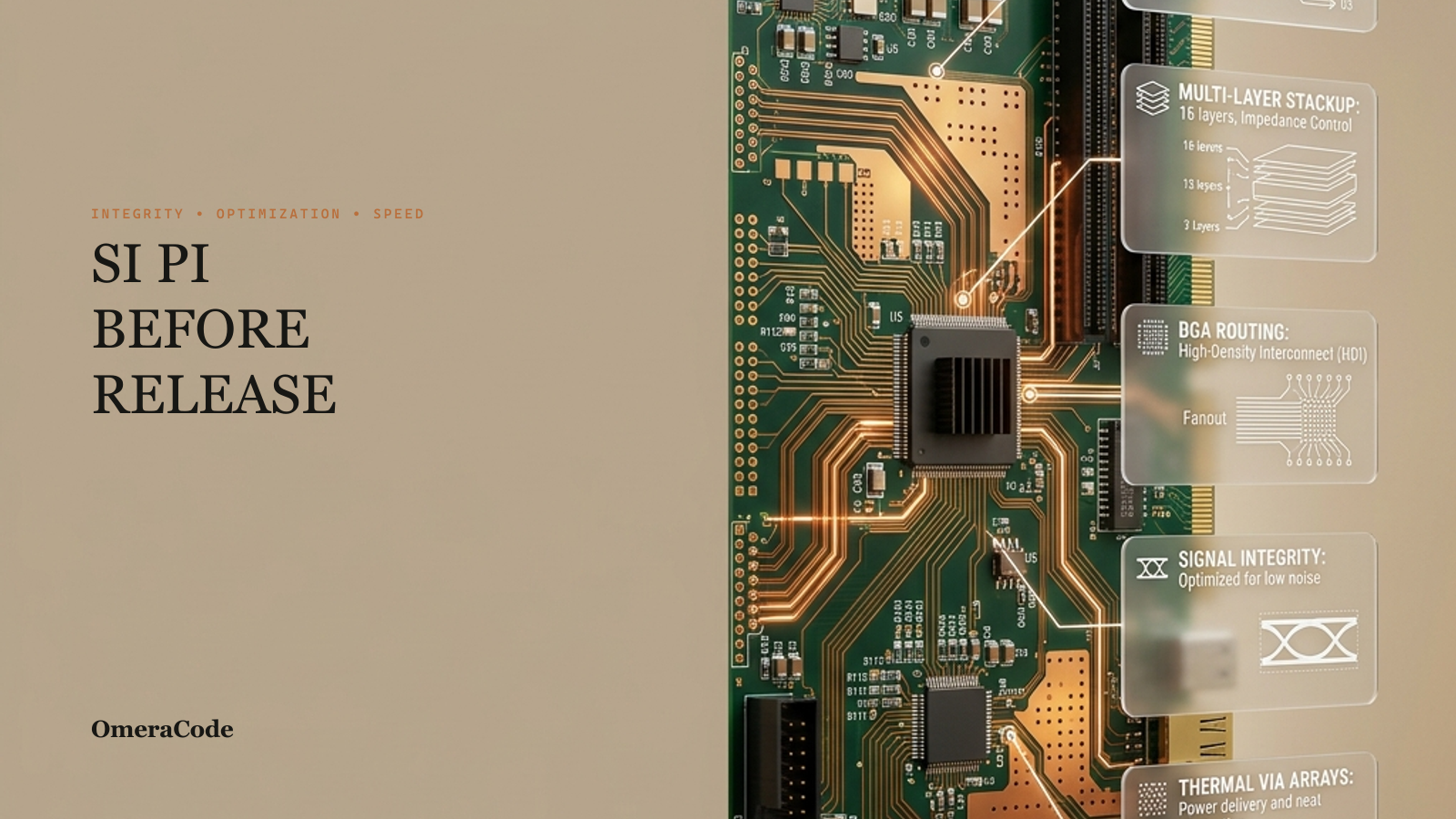 Signal and Power Integrity as PCB Release Checkpoints